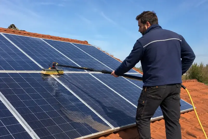 Nettoyage et entretien de panneaux solaires à Val-du-Layon